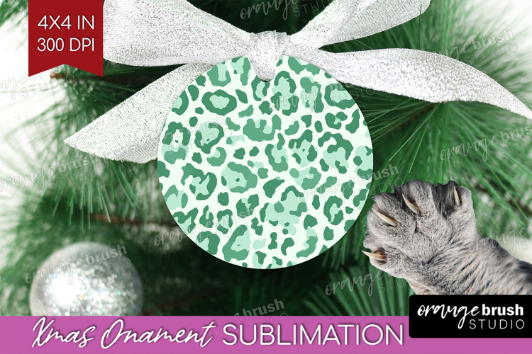Leopard Print Ornament PNG - Animal Print PNG Sublimation
