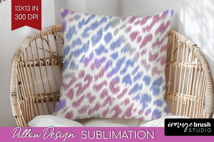 Leopard Print Pillow Sublimation - Animal Print Pillow Cover