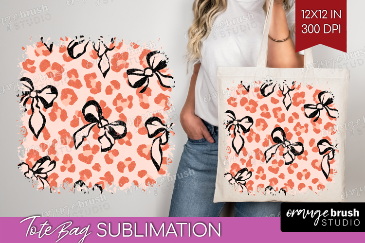 Leopard Print Tote Bag - Animal Print Tote Bag PNG