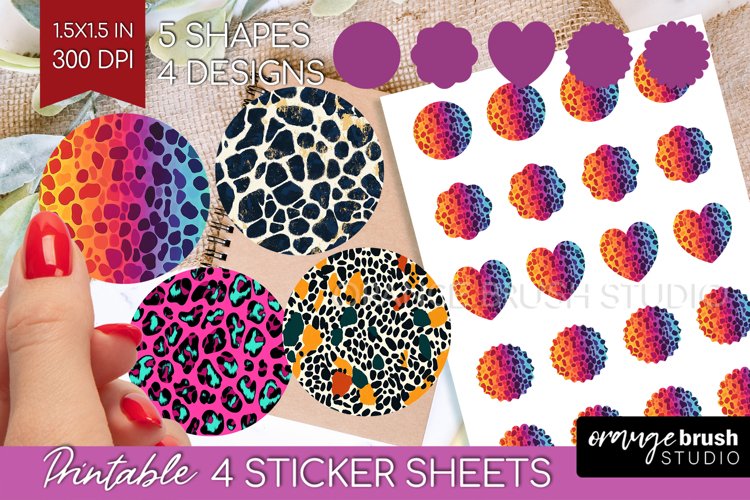 Cheetah Print Clipart Image 8