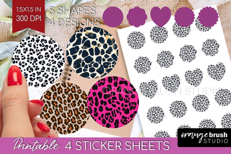 Cheetah Print Clipart Image 6