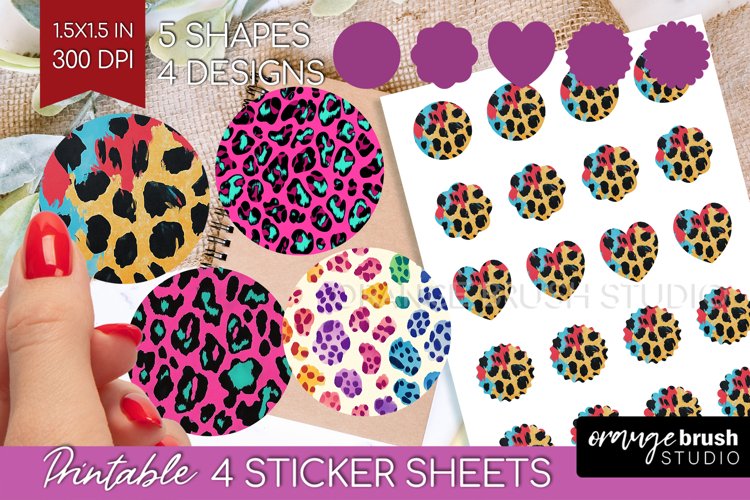 Cheetah Print Clipart Image 4