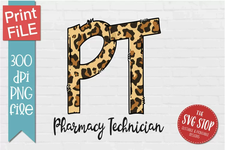 Pharmacy Tech Sublimation PNG | Career T-shirt Printable