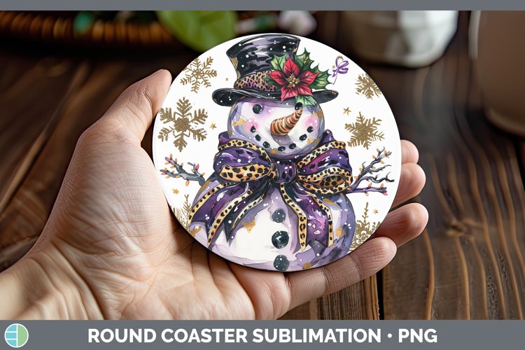 GorgeousLeopard Round Coaster design.
