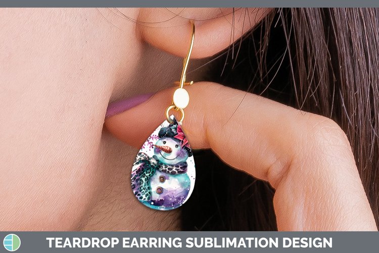 GorgeousLeopard Teardrop Earrings design.