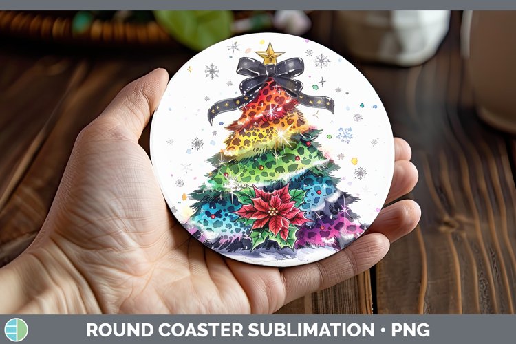 GorgeousLeopard Round Coaster design.