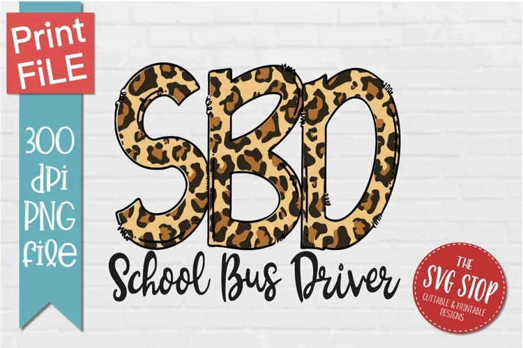 School Bus Driver Sublimation PNG | Career T-shirt Printable