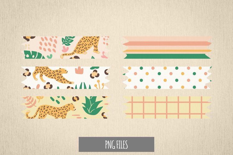 Leopard Seamless Pattern Tape