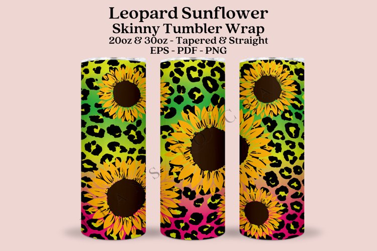 Sunflower Tumbler Wrap Image 9