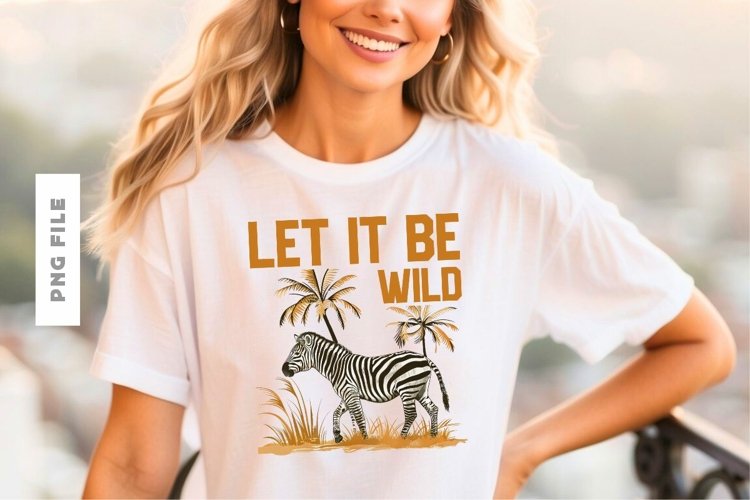 Let It Be T shirt Design