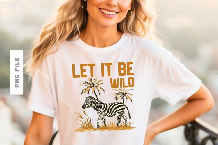 Let It Be T shirt Design