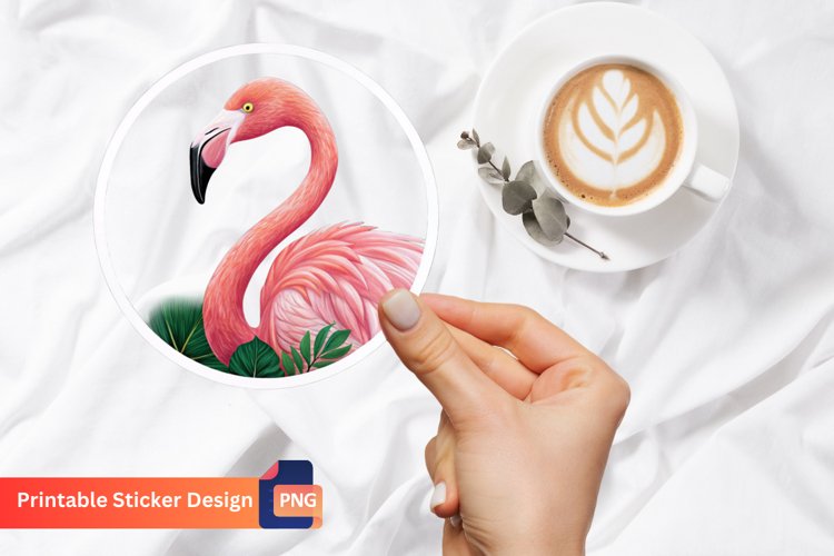 Flamingo Clipart Image 16