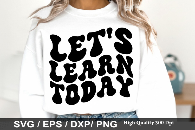 Let s Learn Today - Reading Books SVG Design