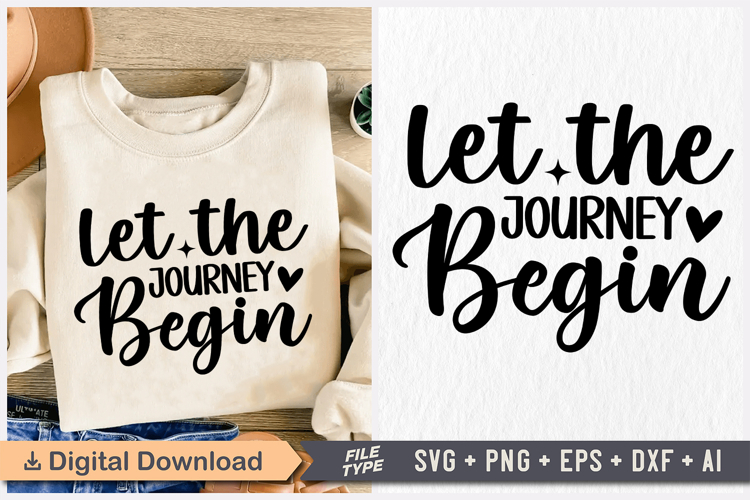 Let the Journey Begin SVG, Retirement SVG