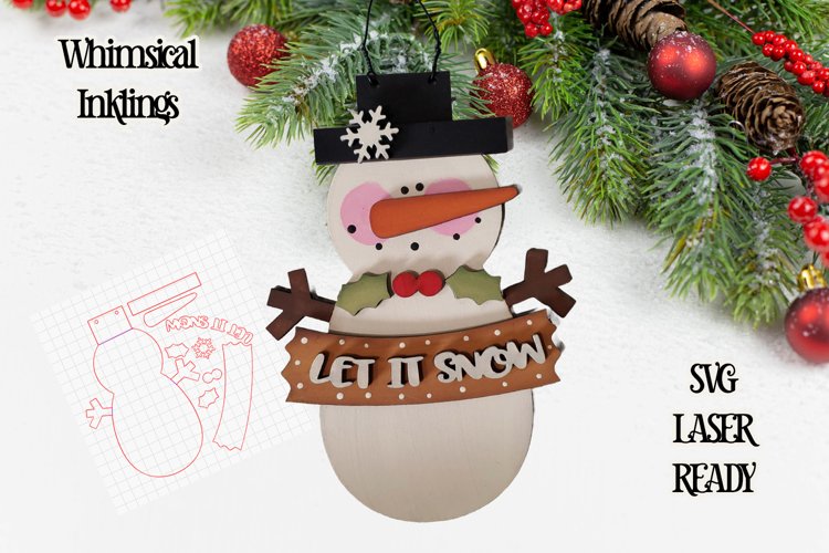 Christmas Snowman Svg Image 7