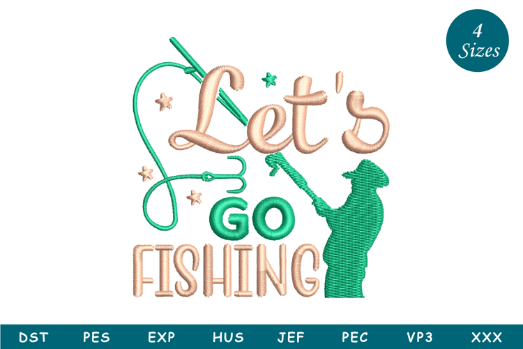 Fishing Embroidery Designs