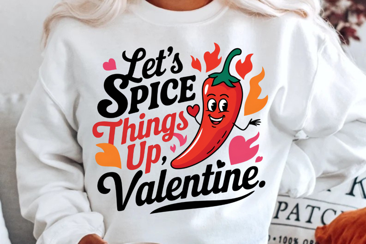Lets Spice Things Sublimation PNG Design