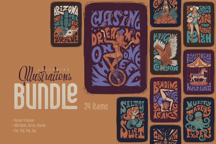 Lettering Illustrations