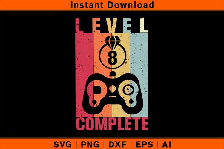 Level 10 Complete Vintage Retro Gaming Celebrate Wedding