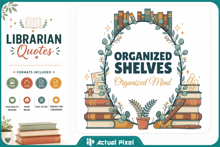Librarian Quotes SVG PNG
