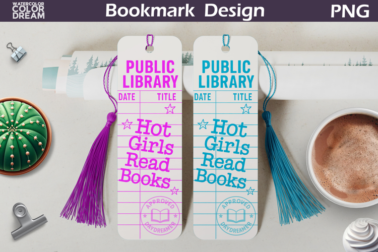 Library Card Bookmarks | Book Lover Bookmark
