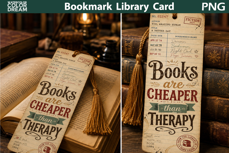 Books Are Cheaper Quote | Funny Reader Bookmark