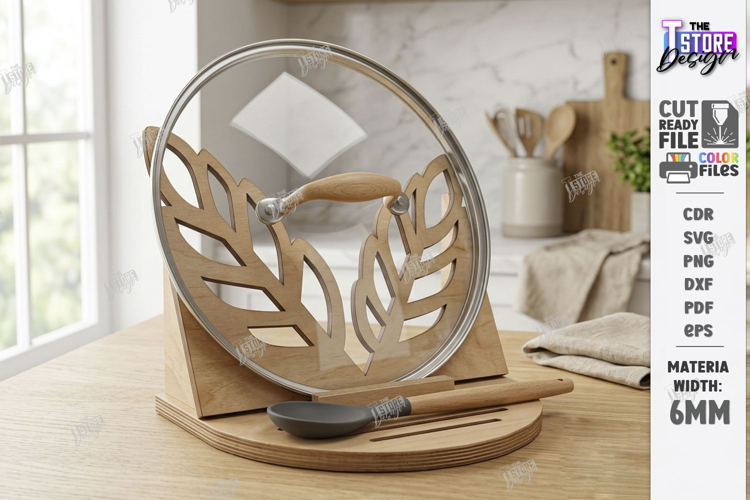 Lid Holder Laser Cut | Kitchen Utensil | Kitchen Accessories