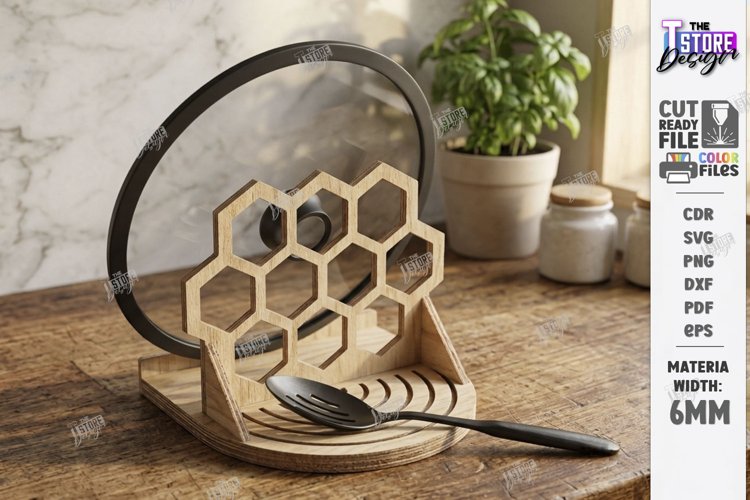 Lid Holder Laser Cut | Kitchen Utensil | Kitchen Accessories