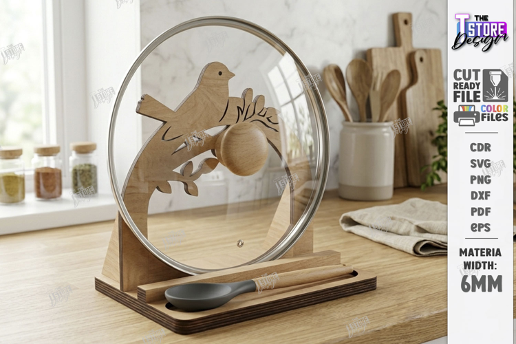 Lid Holder Laser Cut | Kitchen Utensil | Kitchen Accessories