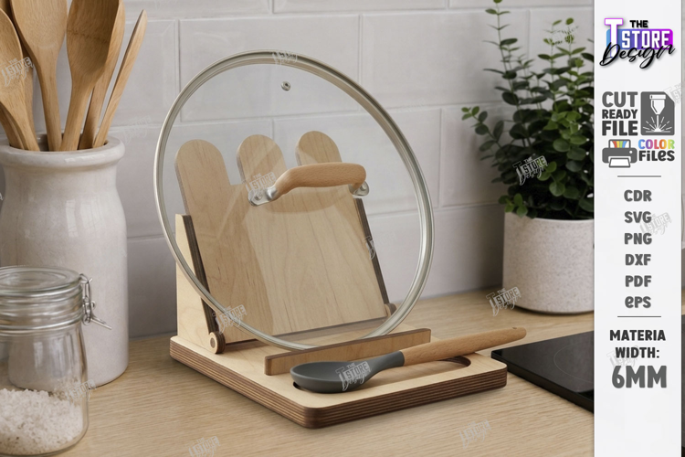 Lid Holder Laser Cut | Kitchen Utensil | Kitchen Accessories