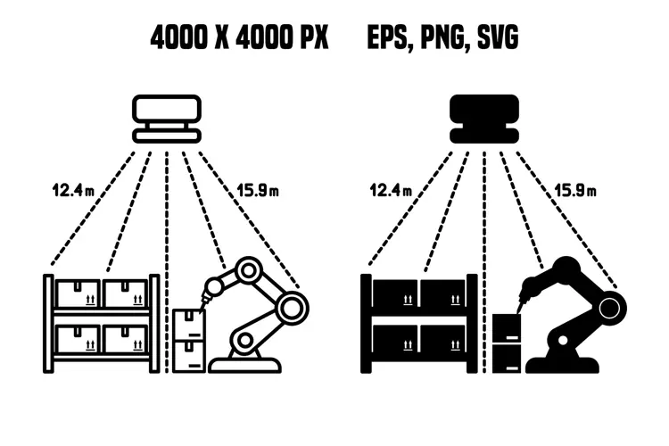 LiDAR Sensor Tracking Icons