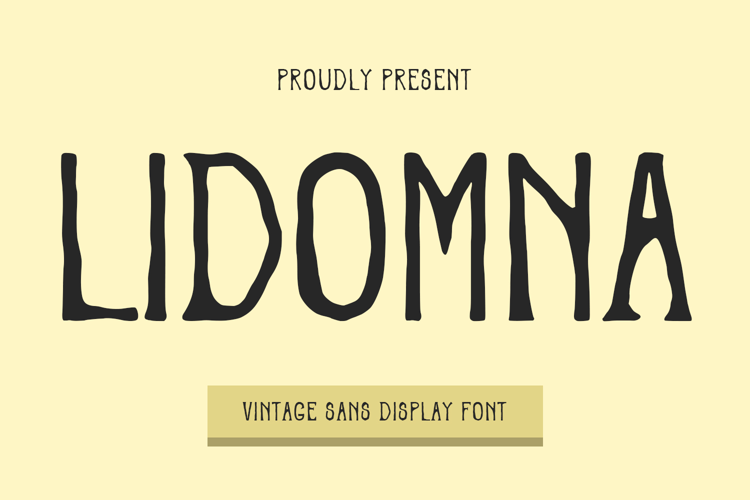 Lidomna Vintage Sans Display Font