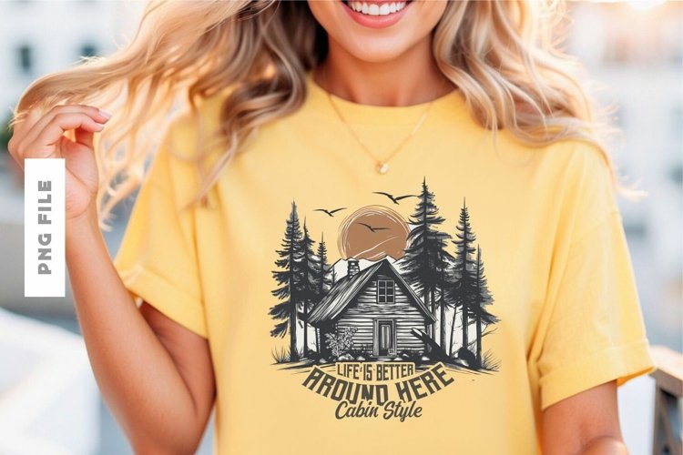 Life Is Better Around Here T shirt Design