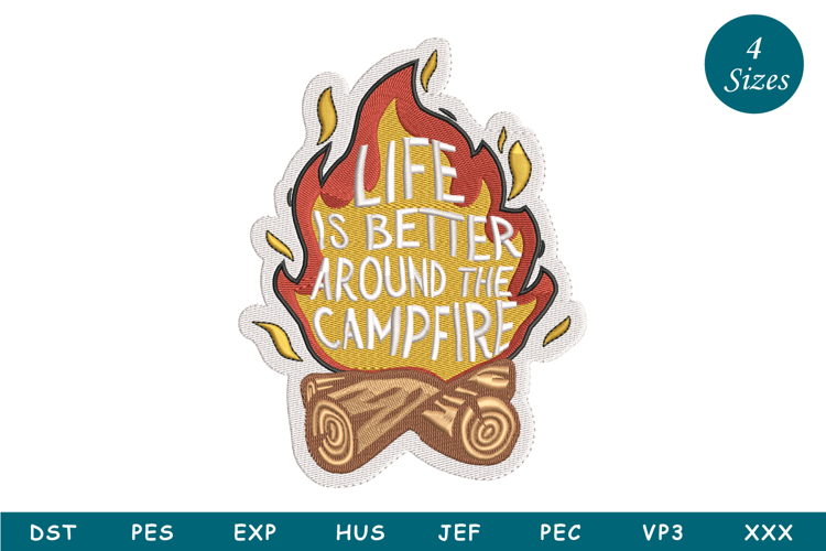 Camping Embroidery Designs Image 3