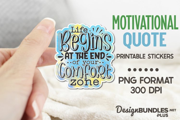 Inspirational Saying, Printable Stickers, Empowerment example image 1