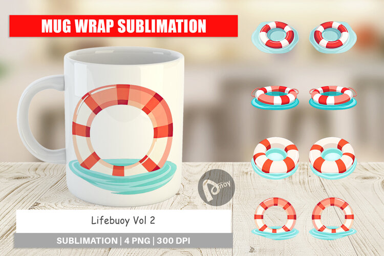 Mug Wrap Lifebuoy example image 1