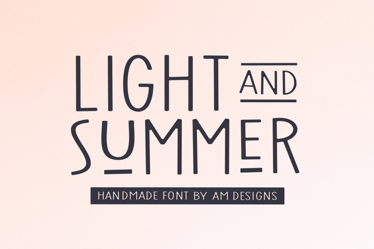 Light   Summer Font