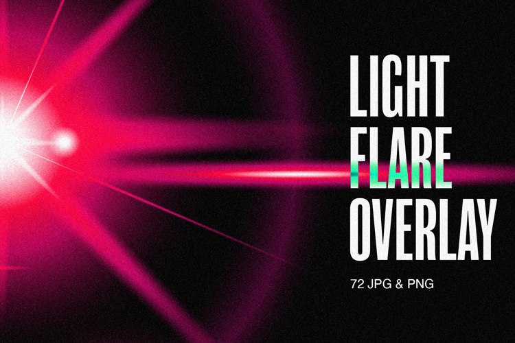 72 Light Flare Overlay