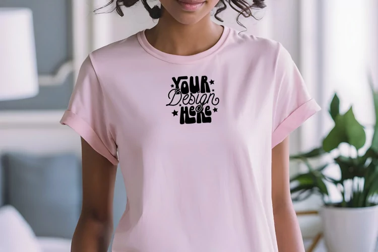 Light Blue Tshirt Mockup 5000 , Mockup