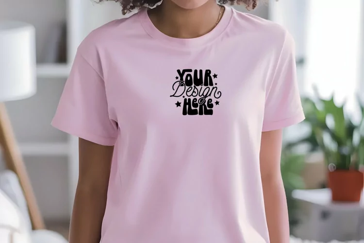 Light Blue Tshirt Mockup 5000 , Mockup