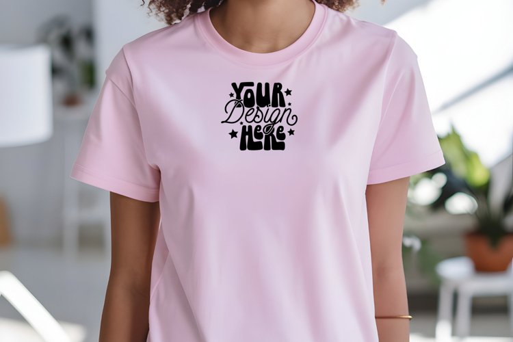 Light Blue Tshirt Mockup 5000 , Mockup example image 1