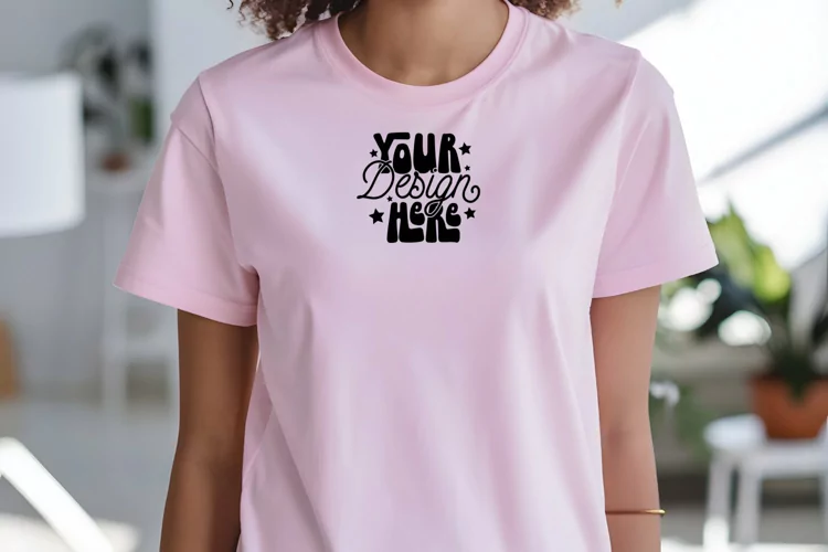 Light Blue Tshirt Mockup 5000 , Mockup