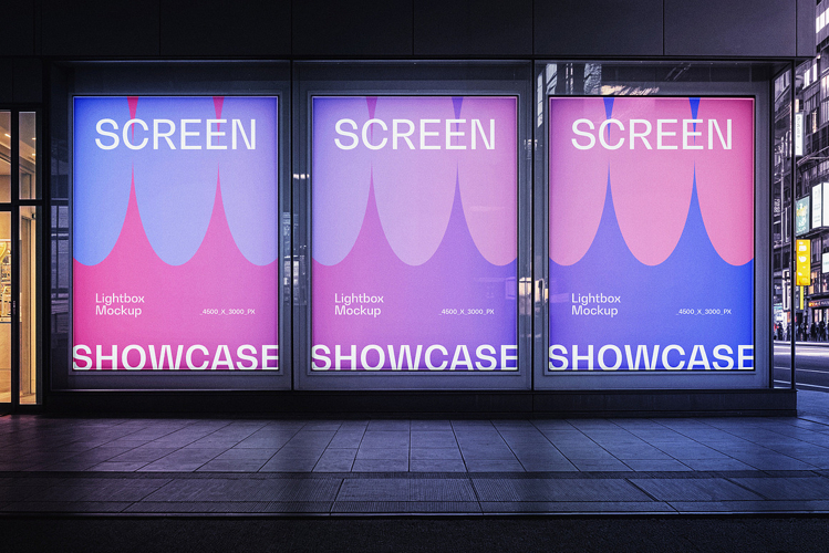 Lightbox Screens Mockup example image 1