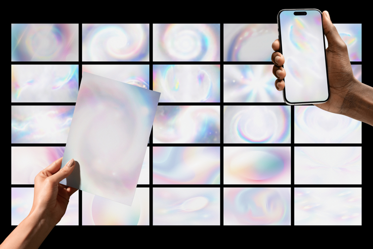 Light Grainy Luminous Backgrounds