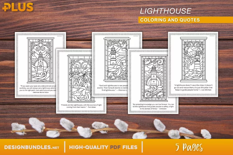 Inspirational Lighthouse Coloring Pages