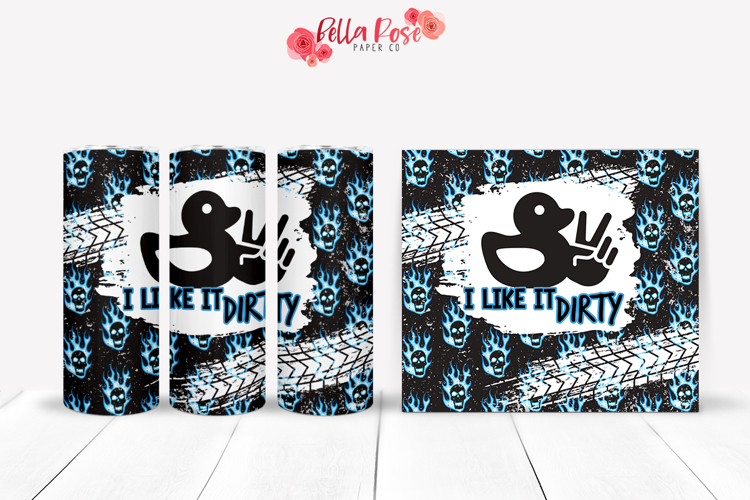 Like It Dirty | Waving 4x4 Duck | 20oz Tumbler Wrap