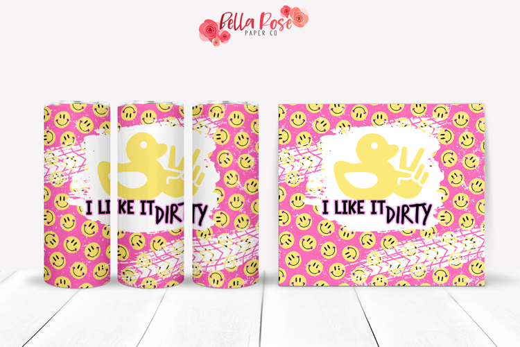 Like It Dirty | Waving 4x4 Duck | 20oz Tumbler Wrap
