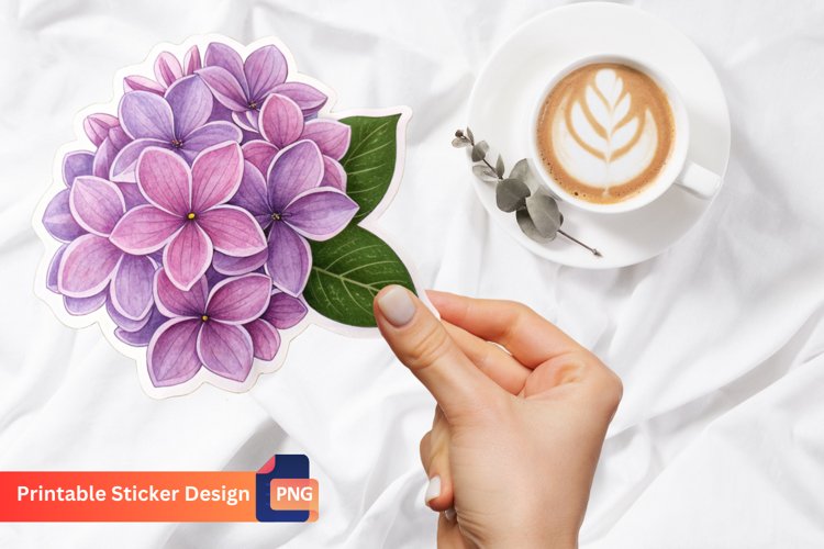 Purple Flower Clipart Image 4
