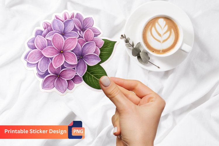 Purple Flower Clipart Image 5