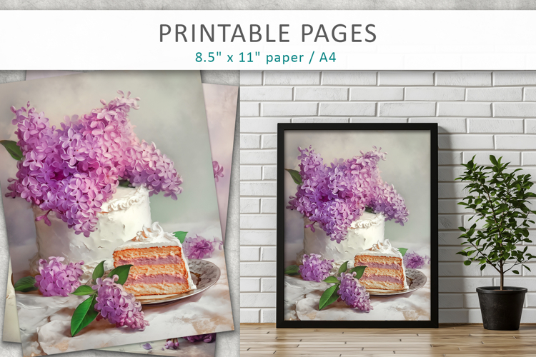 flowers junk journal, digital paper